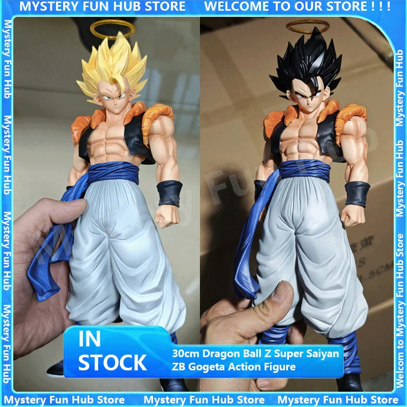 

30cm Dragon Ball Z Super Saiyan Action Figure ZB Gogeta Anime Figurine Collectible Gk Model Decoration Statue Birthday Toys Gift