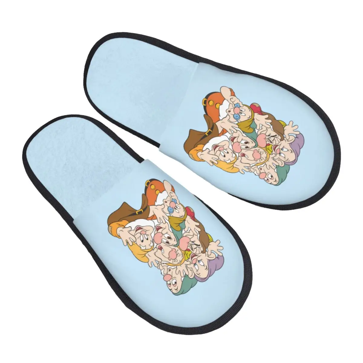 

Домашние тапочки «Белоснежка и семь гномов», женские удобные тапочки без шнуровки из пены с эффектом памяти, анимационные тапочки для спальни
