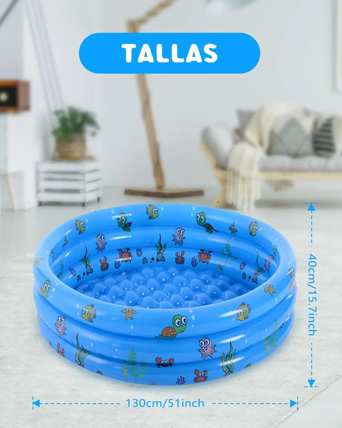 어린이용 풍선 수영장, 3단계 원형 어린이용 수영장, 풍선 볼풀, 여름 물놀이 장난감