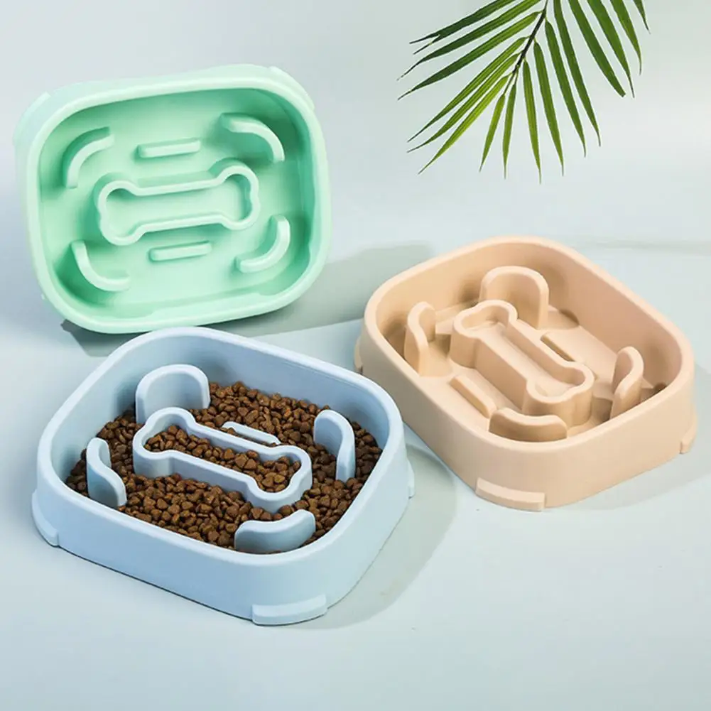 

Pet Bowl Practical Reusable Universal Slow Food Dog Bowl for Indoor