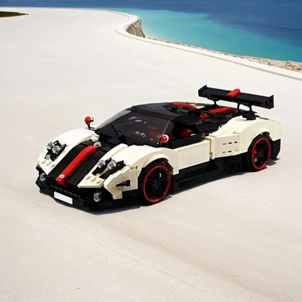 

971 шт. Paganies Zonda Cinque Roadster, ограниченная серия Supear, индивидуальные MOC Creation, строительные блоки, игрушки, подарок