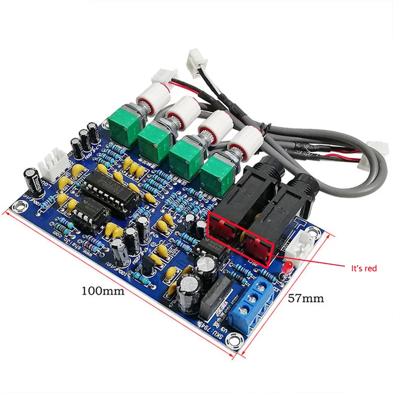 Dual AC12V Digital Microphone Amplifier Board PT2399 Karaoke Reverberation Board Karaoke OK Amplifier Module Electronic DIY PCB