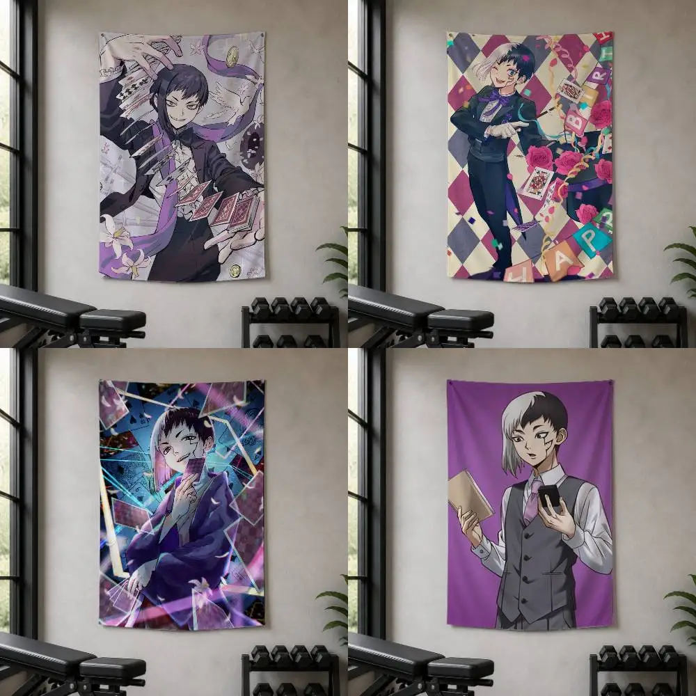 Gen Asagiri  Decorative Wall Flag Banner for Home Garden Garage Indoor Outdoor Decor