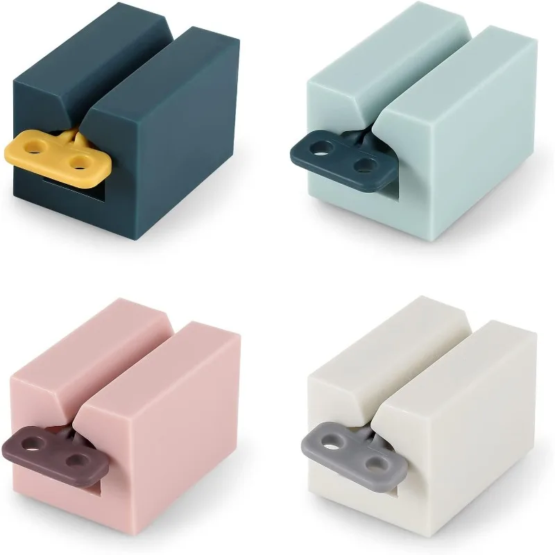 3-teilige Zahnpasta-Quetscher, Rolltube, Zahnpasta-Quetscher mit mattierten Griffen, Zahnpasta-Halter, Ständer, Badezimmer-Organizer