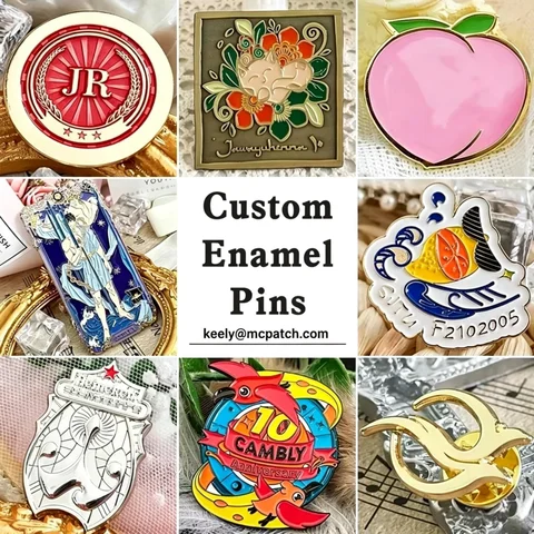 Custom Enamel Pins Customize Luxury Metal Badge LOGO Lapel Pin For Clothes Custom Make Enamel Brooche Collar Pin For Anniversary