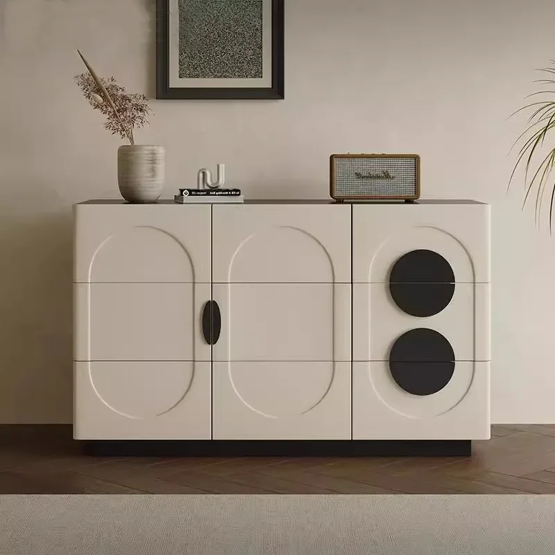 

side cabinet, living room tea storage cabinet, floor-to-ceiling wall side chest, bedside storage decorative cabinet