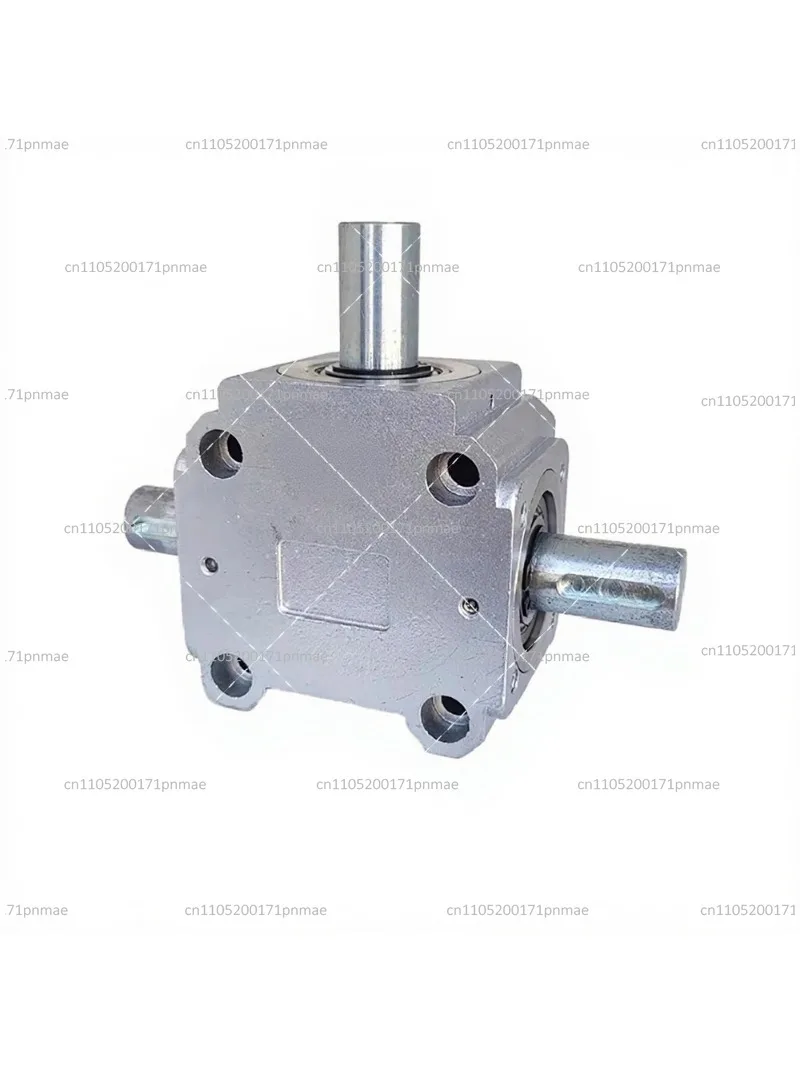 Stainless Steel Right Angle Steering Box Cast Steel Gearbox 40N.M Large Load 2.5 Module 16 Teeth 90 Degree Commutator Gear