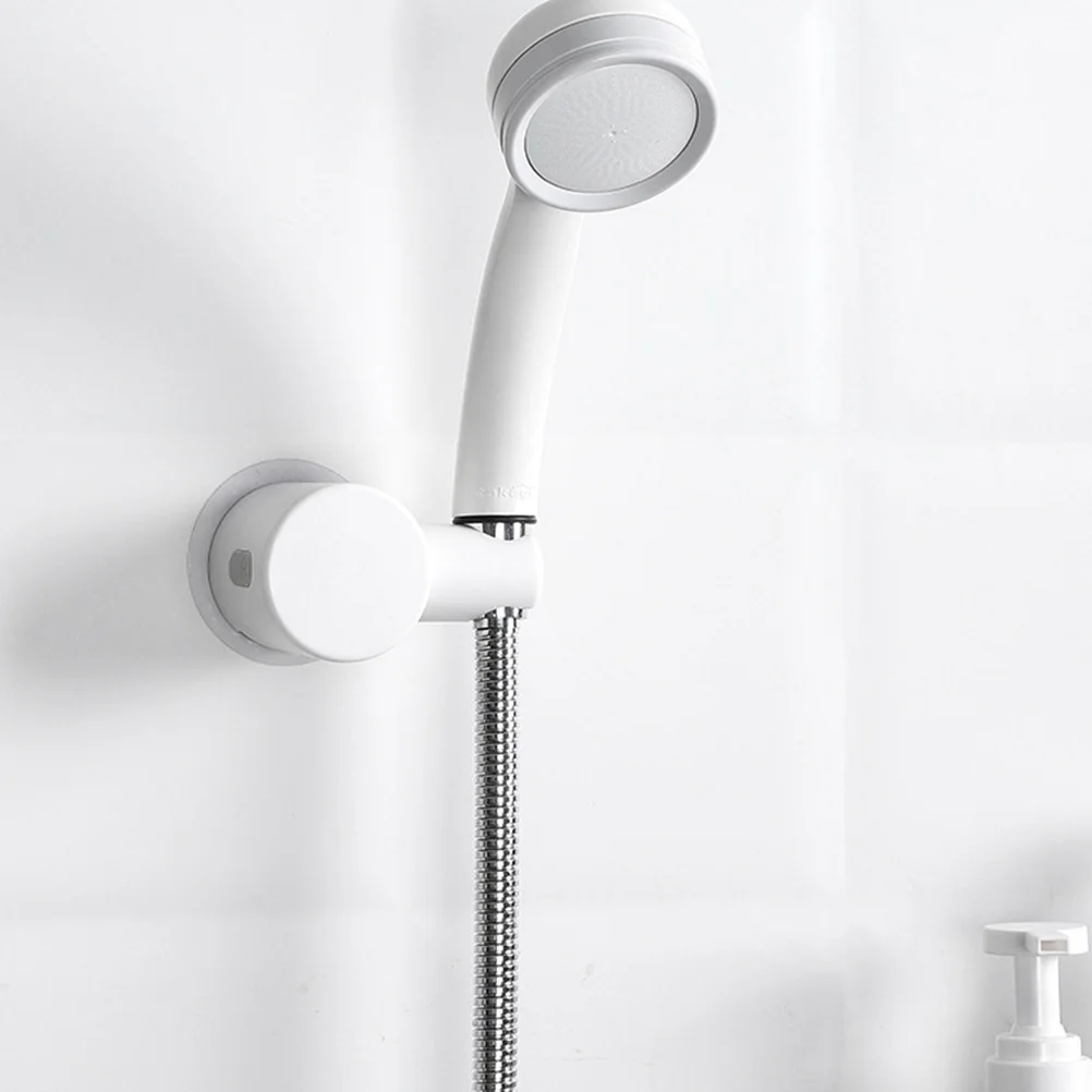 

Shower Head Holder ABS Silicone Durable Sturdy Easy Install Suitable Most Shower Heads Replacement Bathroom Accessories
