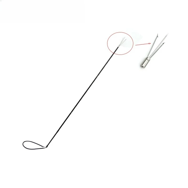 Detachable 3‑Piece Aluminum Spearfishing Pole, Stainless Steel Barbed Spear Tip for Freediving Beach Collecting Gear