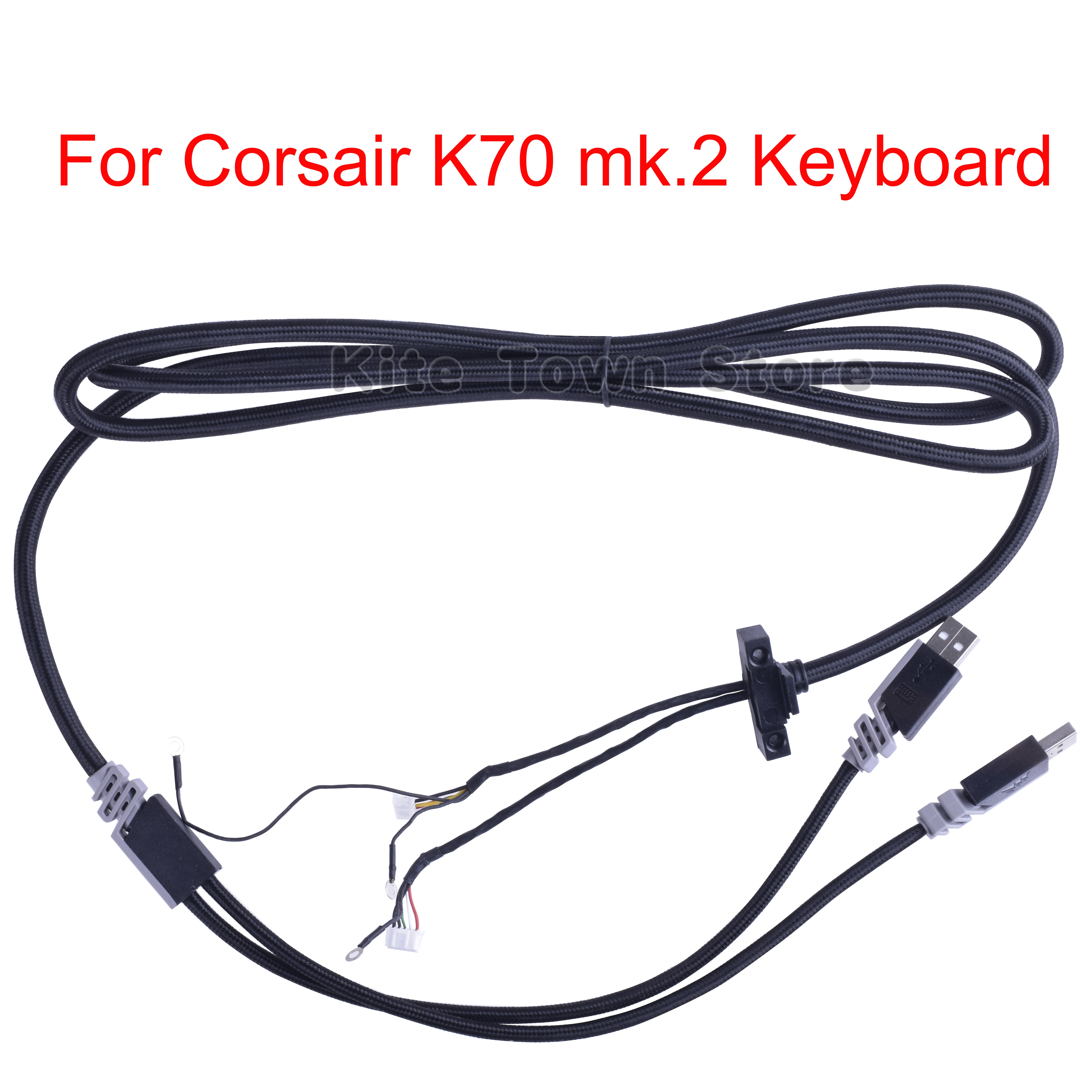 

Оригинальный USB-кабель питания для Corsair K70 mk.2 кабель для механической игровой клавиатуры ремонт сменный кабель 5PIN + 5PIN