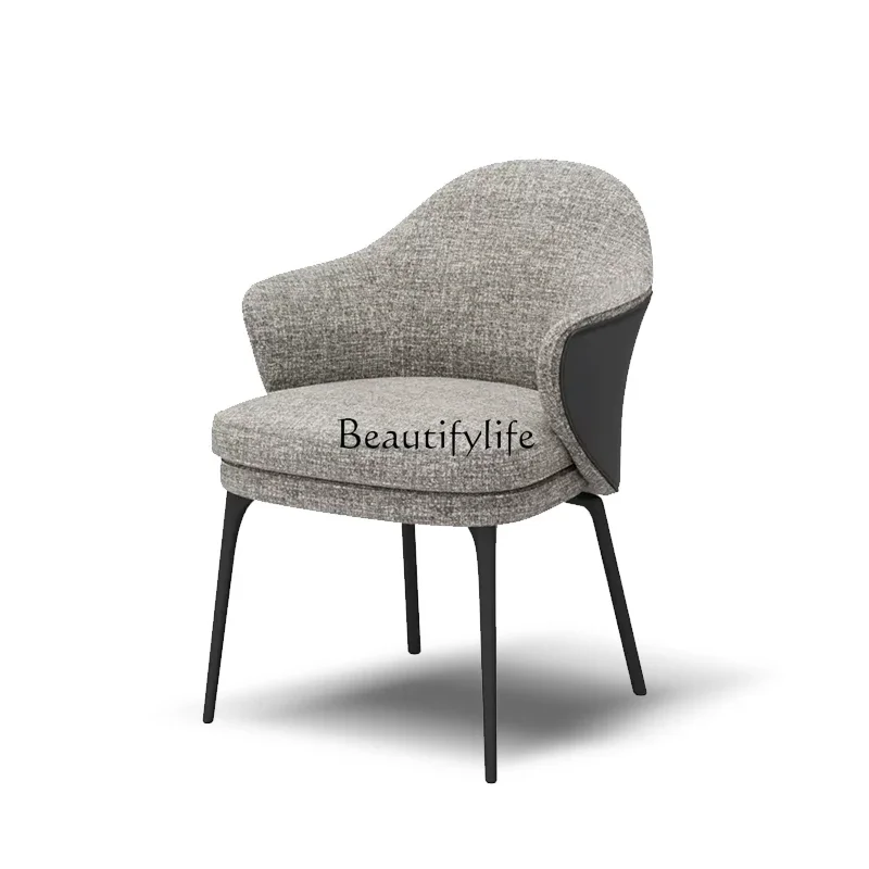 

ls 18 Modern Minimalist Iron Stool Backrest scandinavian Dining Chair