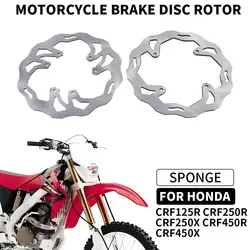 Motorcycle Front Rear Brake Disc Rotor For HONDA CR 125R 250R CRF 250R 450R 250X 450X CR125 CR250R CRF250R CRF450R CRF450X