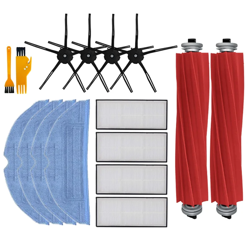 Promotion!For Roborock S7 S70 S7 Max T7S T7S Plus Robot Vacuum Cleaner Spare Parts Accessories Main Brush Side Brush Hepa Filter