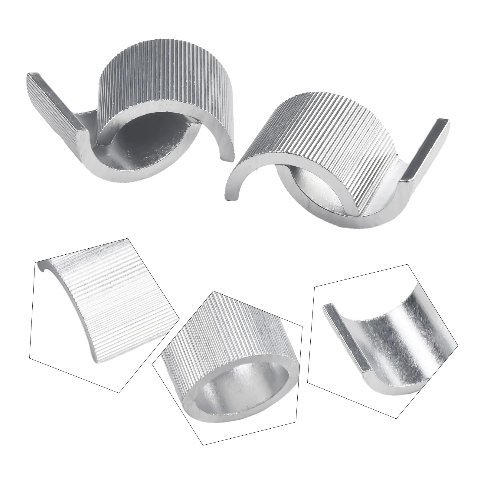 4Pcs Motorcycle Handlebar Mount Riser Clamp Conversion Shim Spacer Motorcycle 22mm 7/8