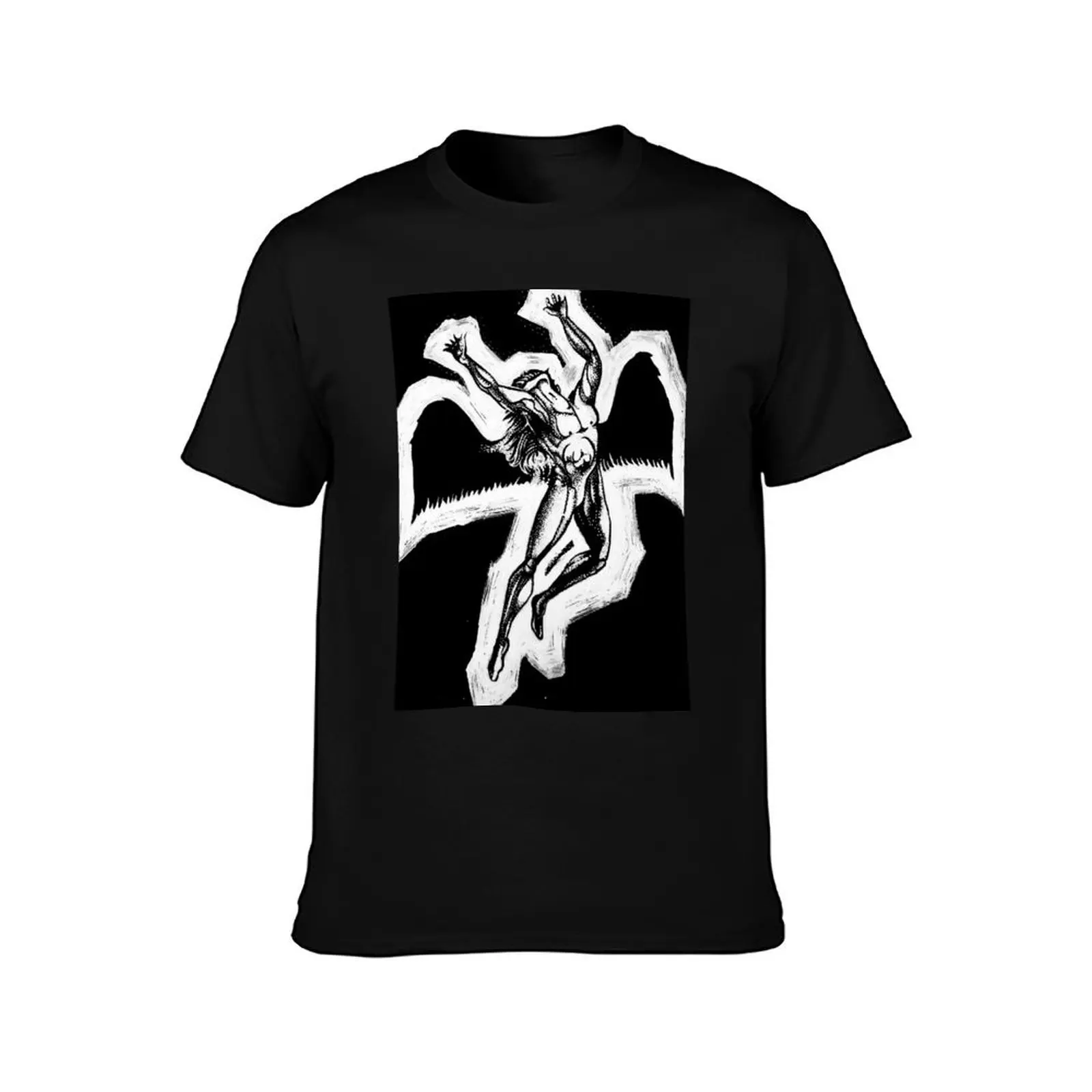 Icarus T-Shirt Basic Solid Color Short Sleeve Cotton Top T-Shirt