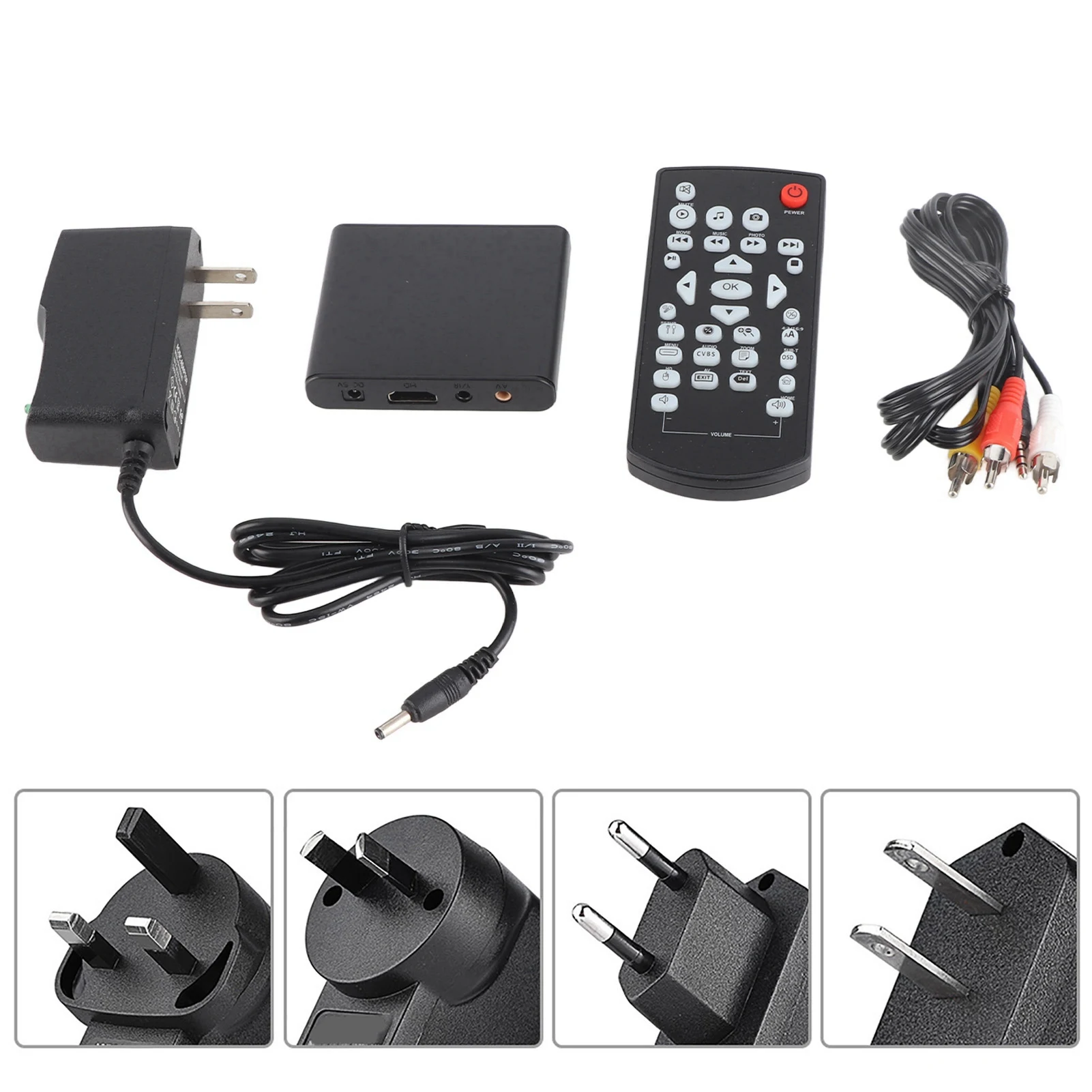 High Definition Media Player Media Player Full HD Mini Box Media Player 1080P Media Player Box Support USB MMC RMVB MP3 AVI MKV