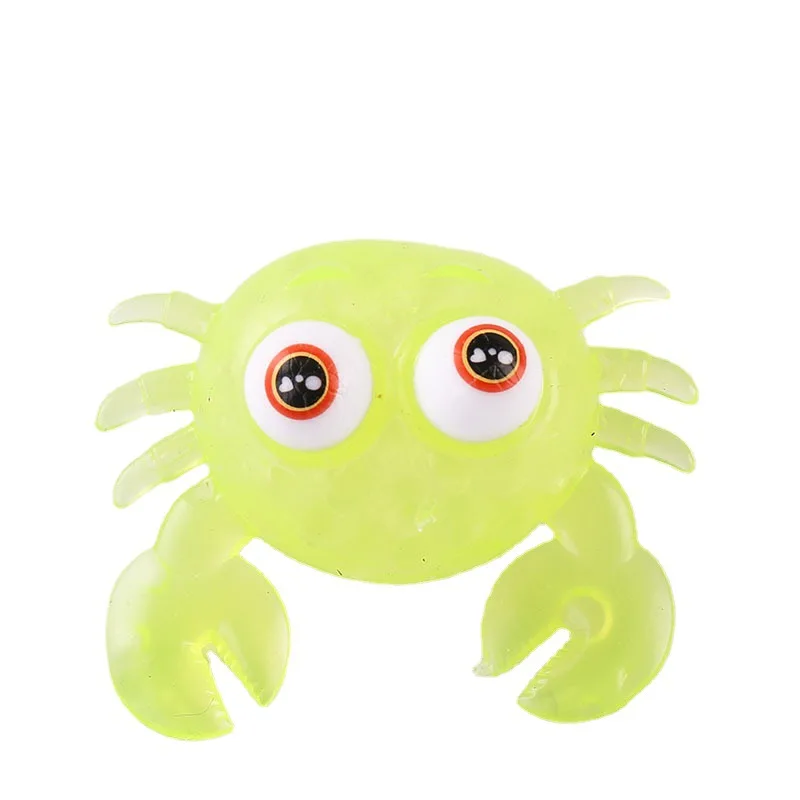 Soft Toy Animal Cute Anti-Stress Ball Decompression Colorful Crab Vent Ball Toys Abraact Soft Sticky Squishi  Funny Gift J96