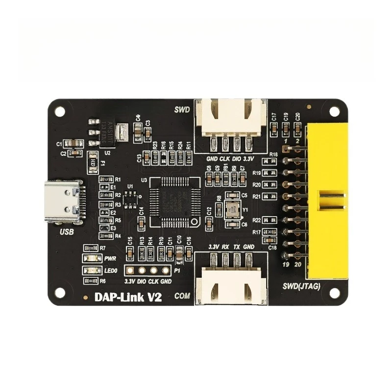 For DAP-Link Simulation Downloader Compatible with The Full Cortex-M Series Chips, Supports JTAG/SWD Virtual Serial Ports