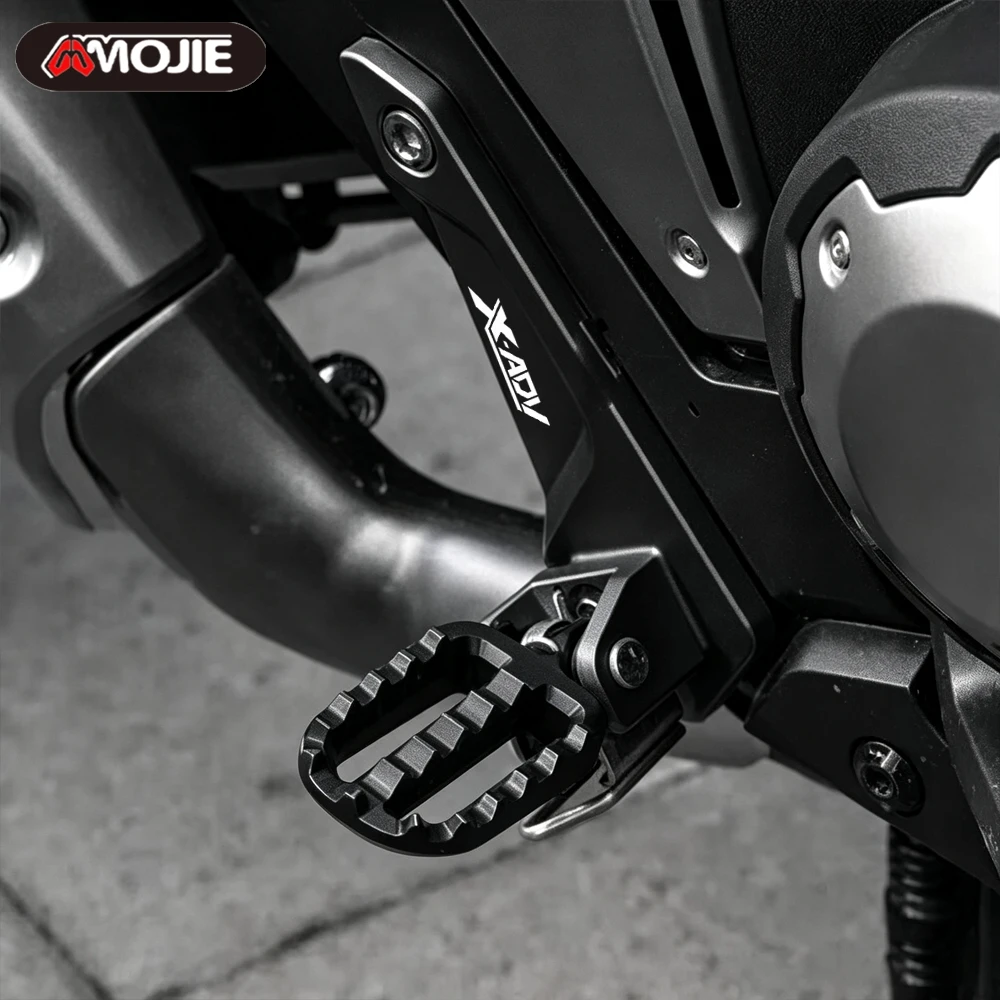 Motorcycle X-ADV 750 Rear Foot Pegs CNC Foldable Passenger Footrests Pedal Bracket Assembly For HONDA XADV 750 XADV750 2021-2027