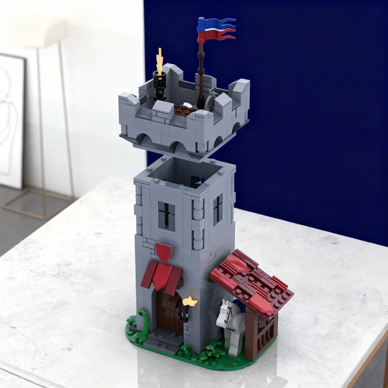 

Набор строительных блоков MOC «Модульная башня-замок» (369 деталей) – Подарок для творчества, коллекционирования и декора. Премиум-класс для взрослых и детей.