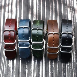 Leather Watch Strap 18mm 20mm 22mm 24mm Wrist Watch Band Watchbands Watch Adjustment Replacement Accessories