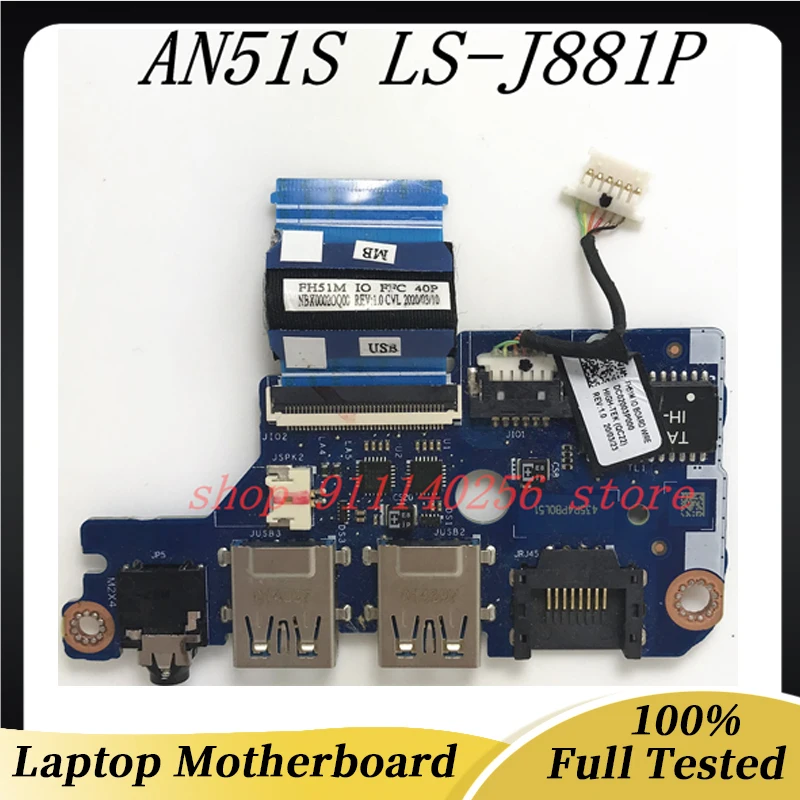 

LS-J881P Free Shipping High Quality FOR ACER AN51S USB Board VAUAO Cable 100% Full Tested Working Well