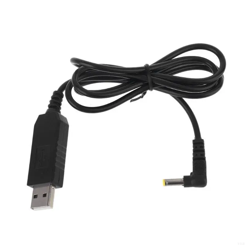 Y4ue USB 5V Paso hasta 12V 4.0x1.7 mm Cable alimentación para Dot 3rd Router