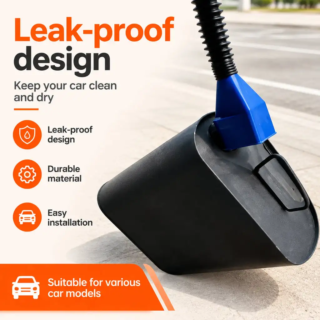 YONGRUN Hands Free Oil Funnel Flexible Foldable Telescoping Design For Easier Oil Filling In Multiple Applications