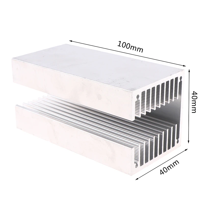 U-slot Triode High Power Aluminum Heatsink 40/50MM Heat Sink CPU Power Radiator