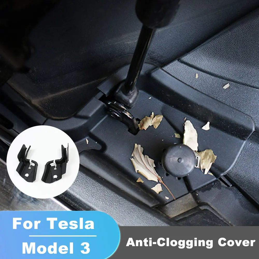 Anti-mud Cover For Tesla Model 3 Front Trunk Engine Anti-blocking Frunk Engine Air intake Protector Modified Accessories Parts