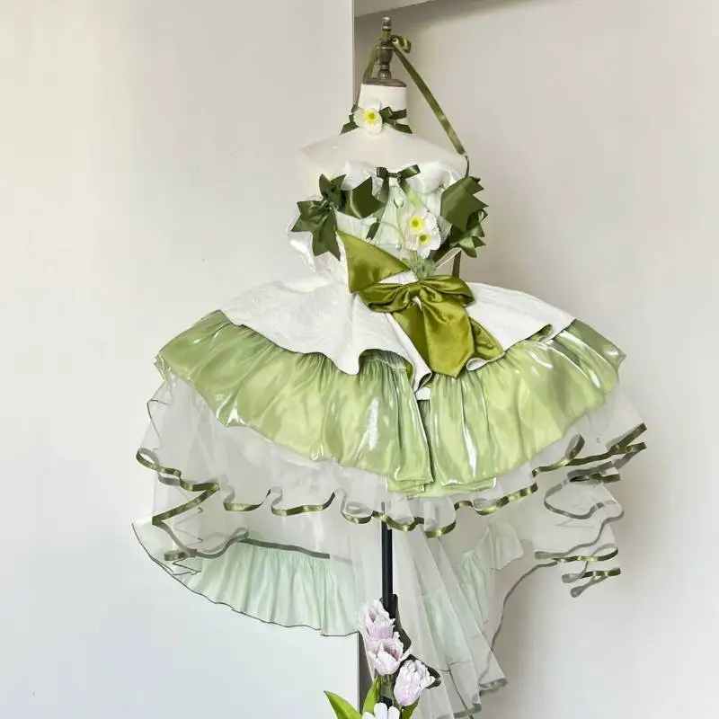 Boutique Hochzeitskleid für Erwachsene, Hochwertiges Fotografie-Kostüm, Handgefertigtes Geburtstagskleid für Junge Mädchen, Lolita-Tutu-Kleid
