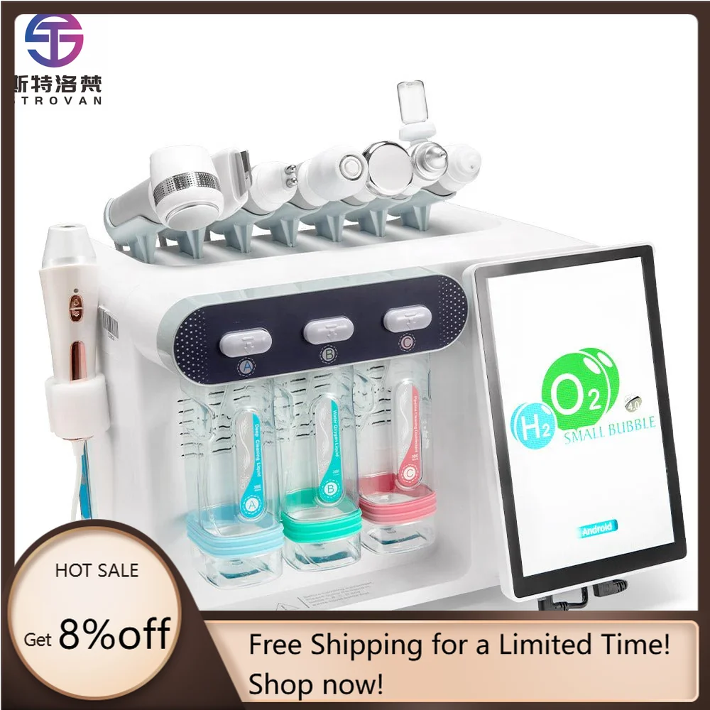 

STLF LZS H2o2 8 in 1 Water Oxygen Aqua Jet Peel Dermabrasion Oxygen Jet Peel Water Oxygen Aqua Machine