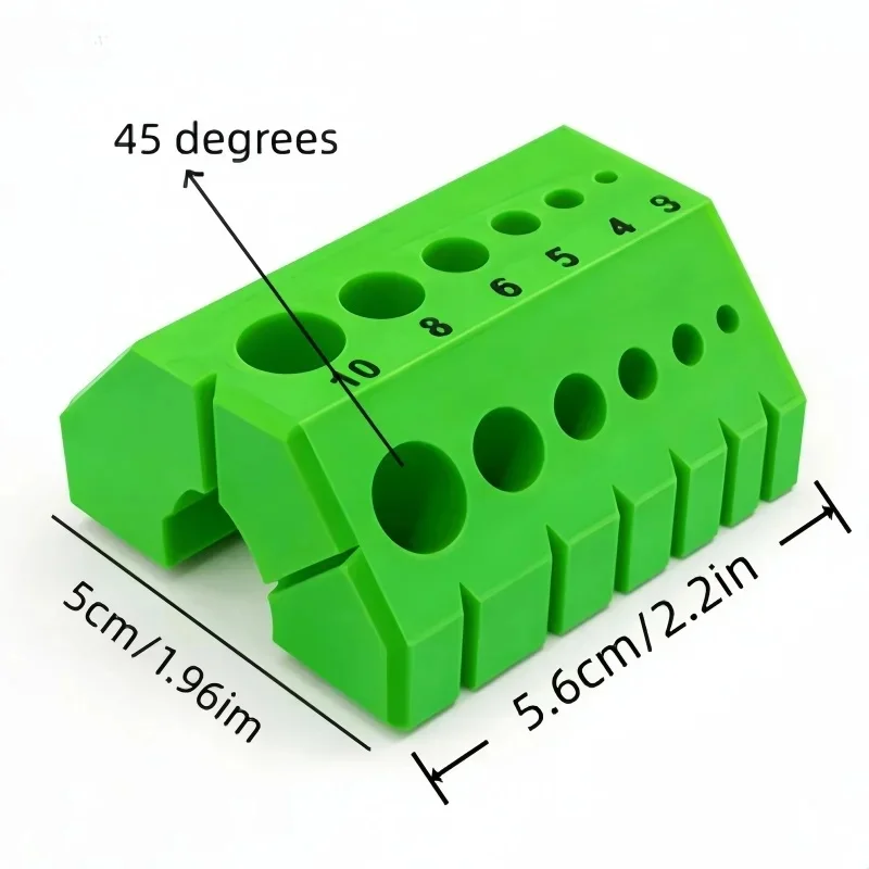45° 90° Adjustable Angle Drill Guide Jig With Scale Portable Precision Drilling Locator Woodworking Bevel‑Joint Construction Too