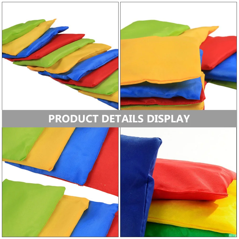 8Pcs Lightweight Sandbag Game for Children Active Play Outdoor Party Game Educational Motor Skill Development Fun Activity Set
