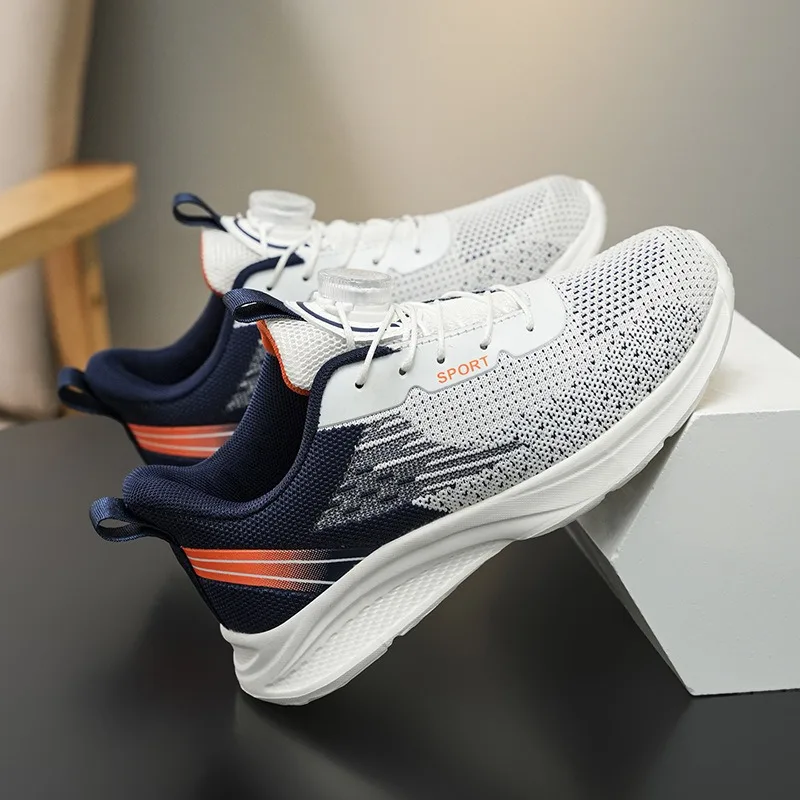 

Детские кроссовки, осенняя амортизирующая спортивная обувь с дышащей сеткой, модные удобные уличные повседневные кроссовки на мягкой подошве