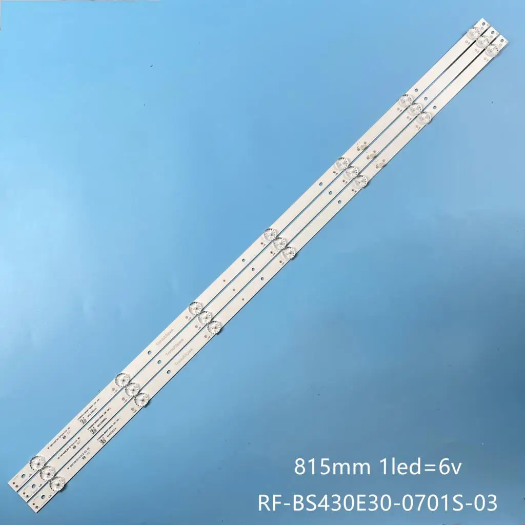 

LED backlight strip for Hyindai 43'' H-LED43ES5004 REB-LE43DS5500 RF-BS430E30-0701S-03 BTV-43SB1002 43F720TS 43M6000 43E20S