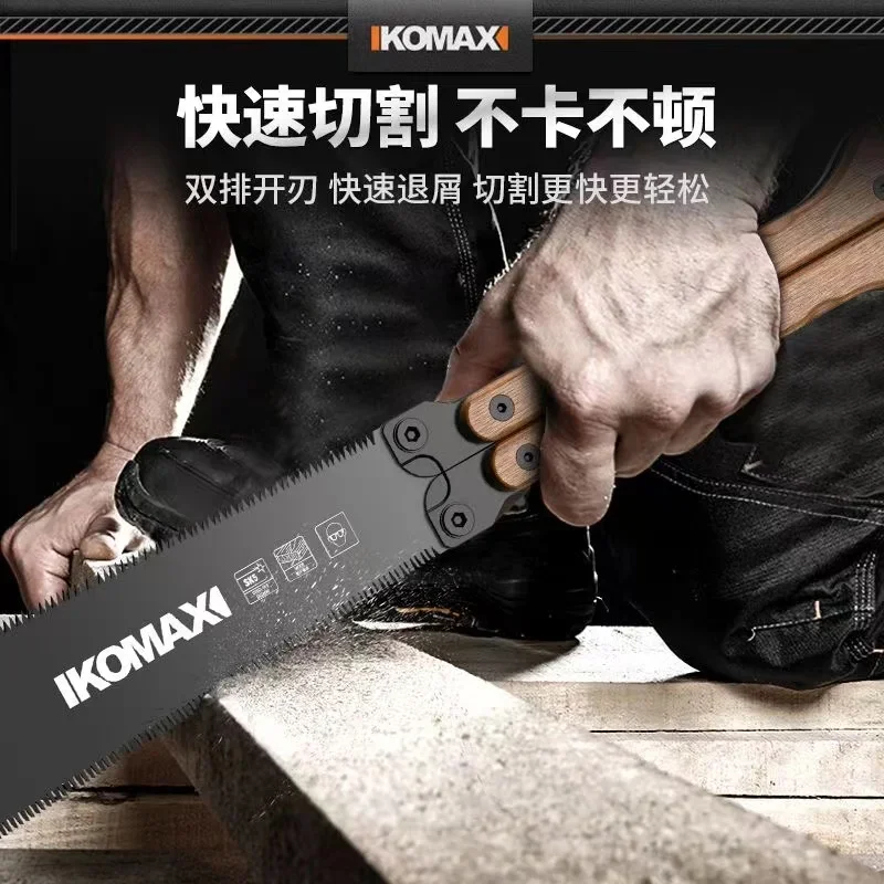 Double-Sided Folding Household Small Handheld Saw Garden Outdoor Sawing Artifact Hand Saw Carpenter's Wood Sa Fast Saw