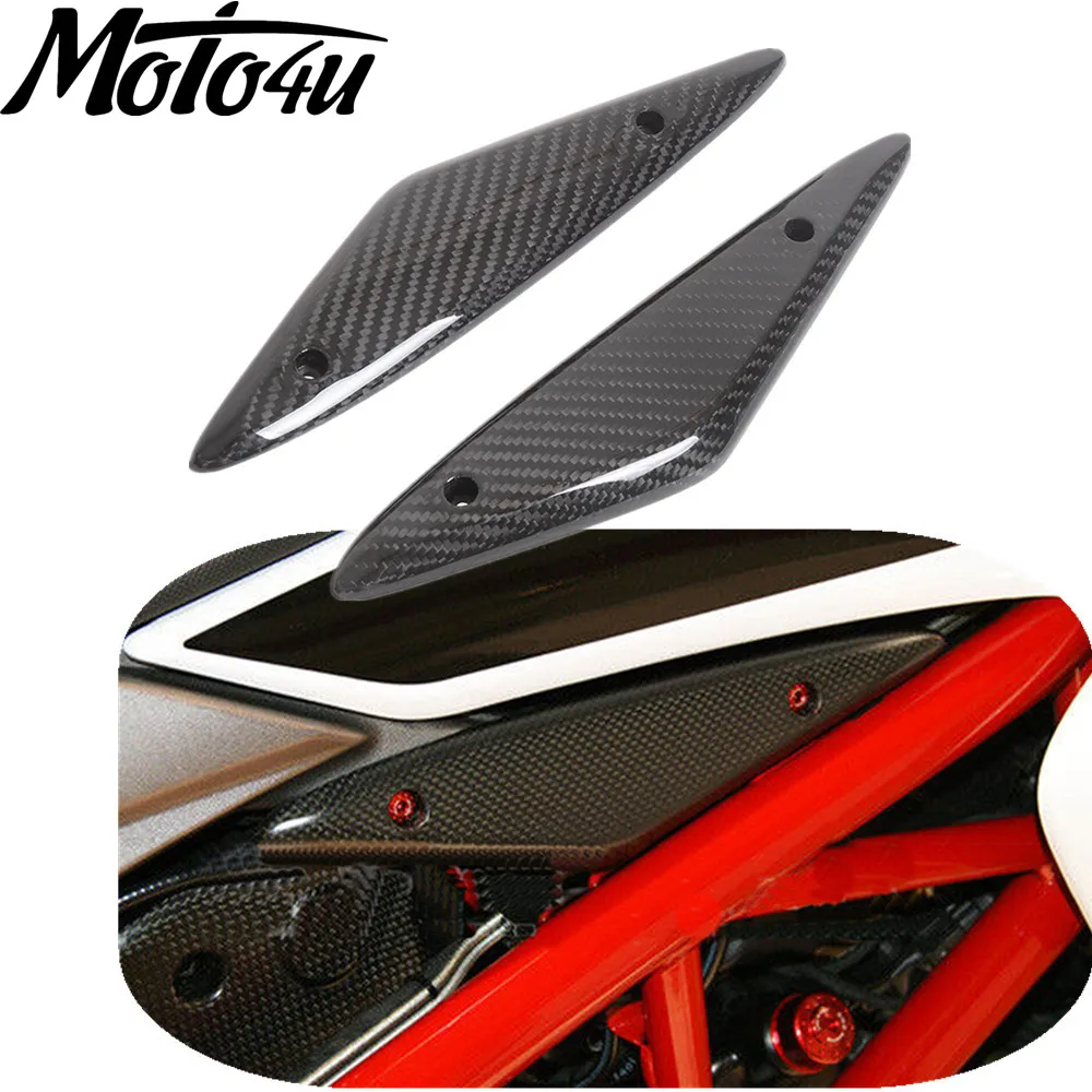 

Carbon Fiber Motorcycle Side Fairing Gloss Twill For Ducati Hyperstrada Hypermotard 821 2013-2015 Hypermotard 939 2016-2018