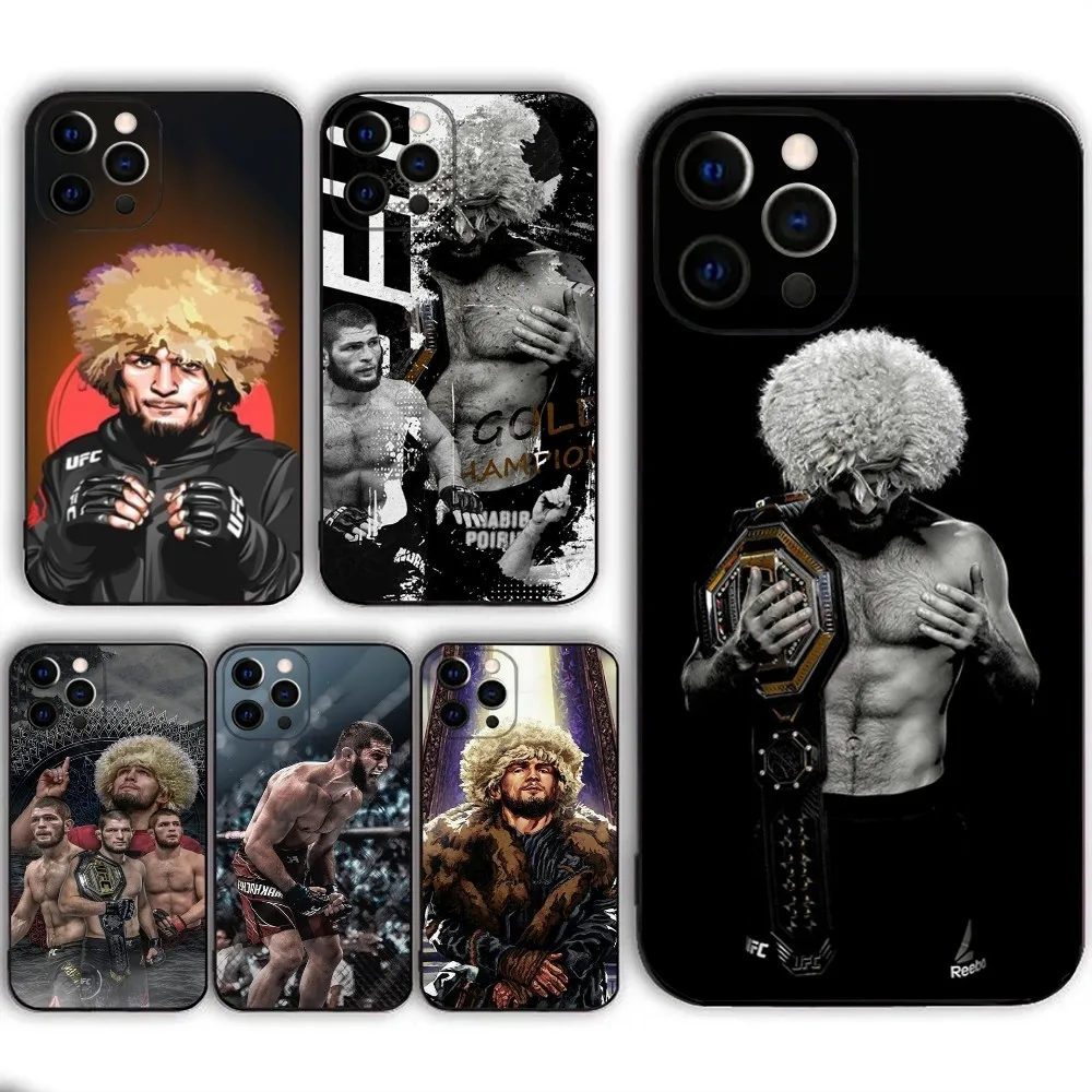 Khabib N-Nurmagomedov-S Phone Case  For IPHONE 15,13,14,12,Mini ,11, Xr, X ,Xs Pro Max 8, 7 Plus Back Cover