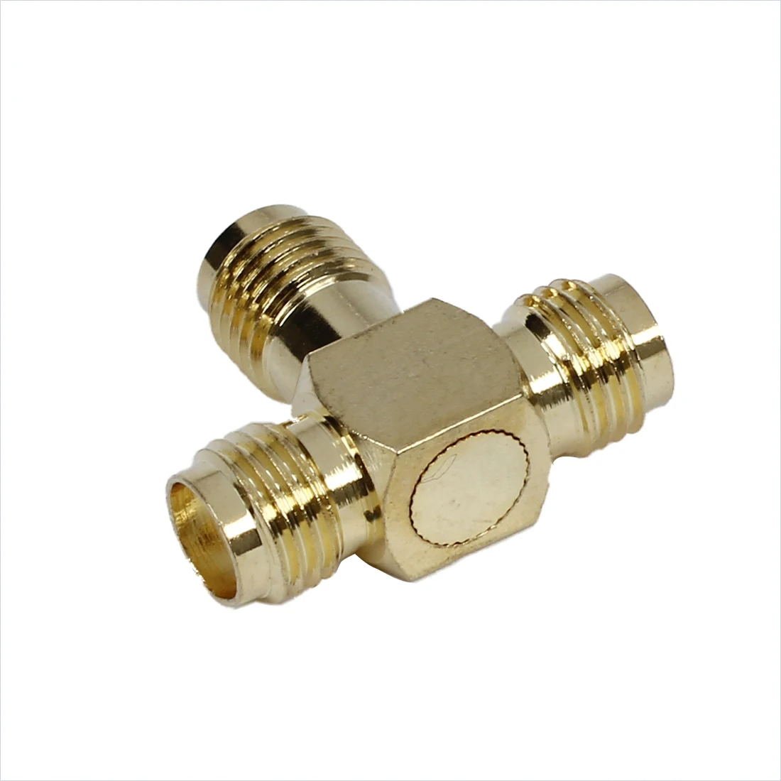 SMA Female to Two SMA Female Triple T RF Adapter connector 3 way SplitterJAS