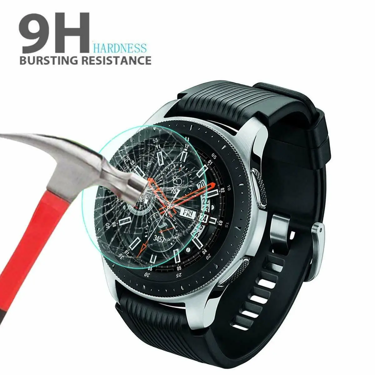 HD Tempered Glass for Samsung Galaxy Watch 5 4 3 42mm 44mm 40mm 46mm Anti Scrach Film Watch4 Classic Screen Protectors Films