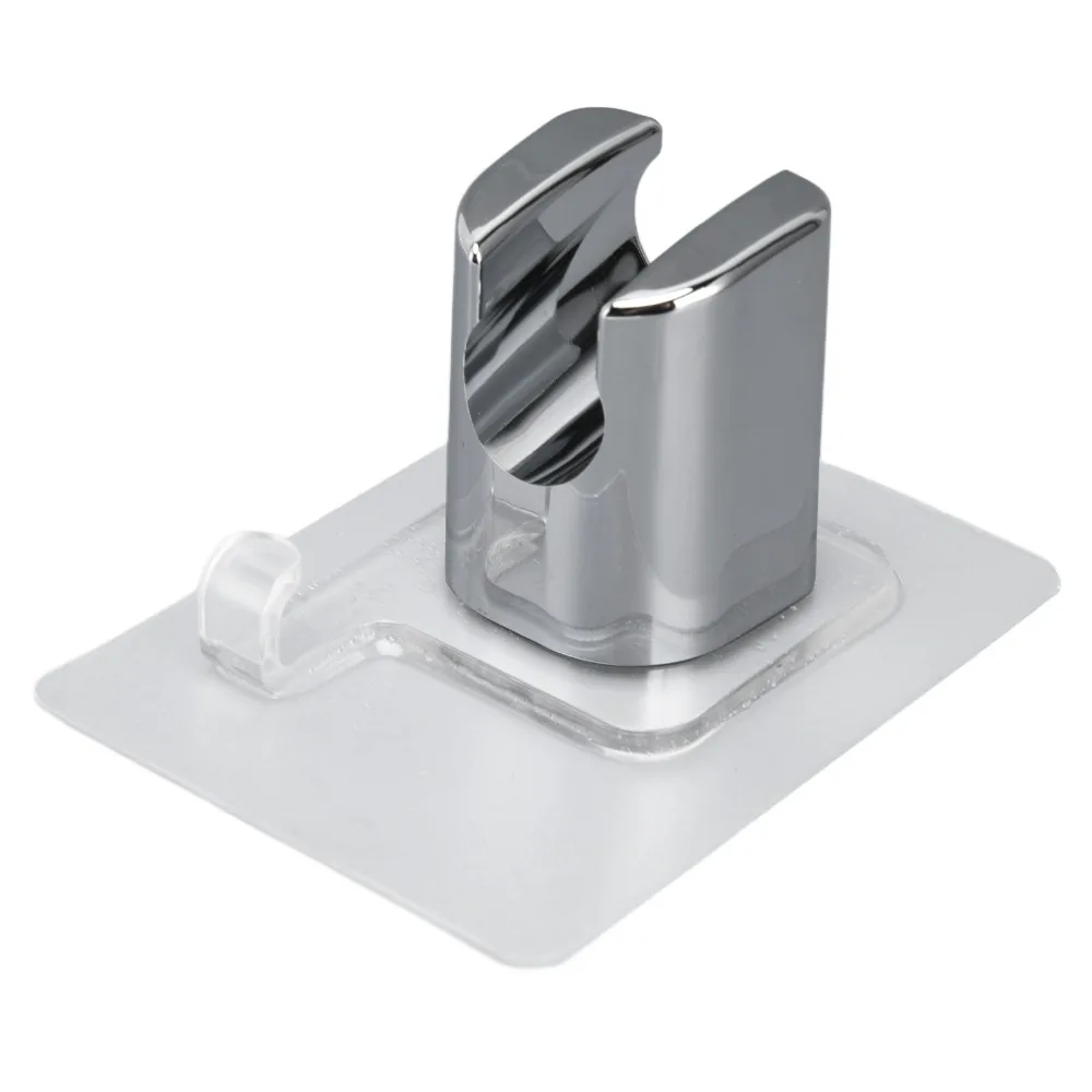 Adhesive Shower Head Bracket Wall Mount ABS Material Shower Sprayer Hanger Waterproof No Drilling Shower Head Holder