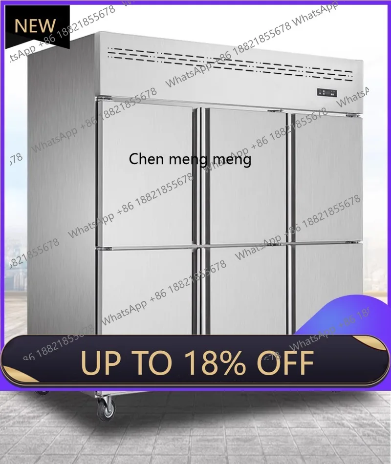 

Z189 A65 Commercial Kitchen Refrigerated Freezer Tray Insert Cabinet Baking Tray Cabinet Air-Cooled Four-Door Refrigerator Freez