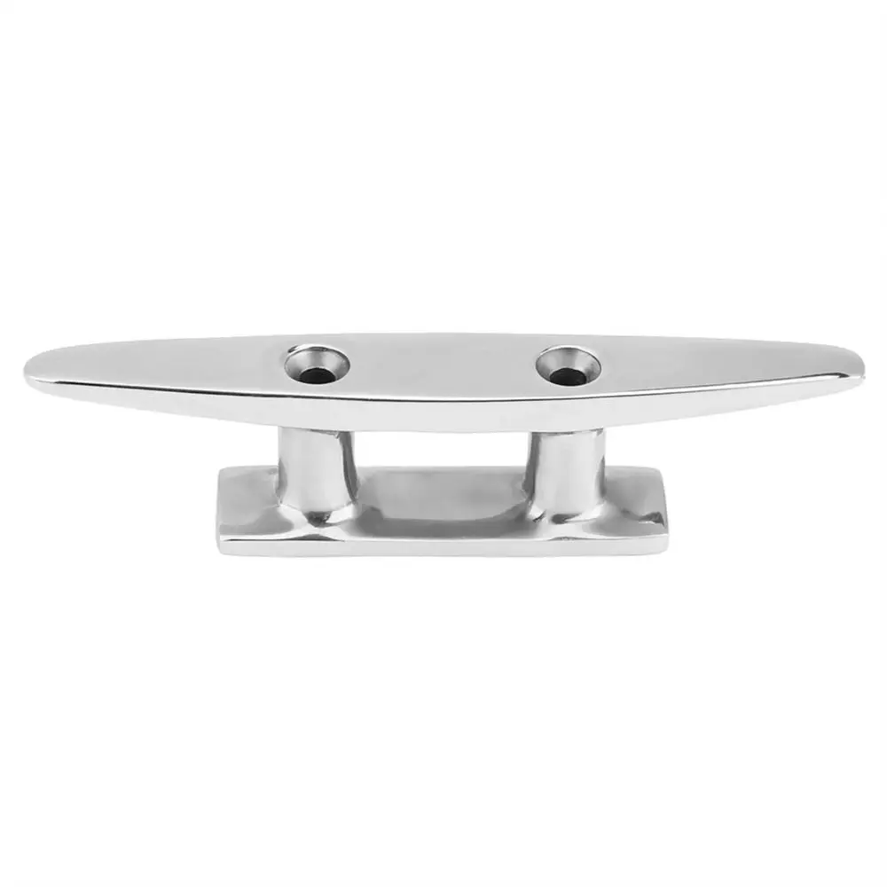 

2pcs Durability Stainless Steel Boat Dock Clamp Superior Levelness Non-corrosive Dock Cleat Precise Mooring Clamp Deck