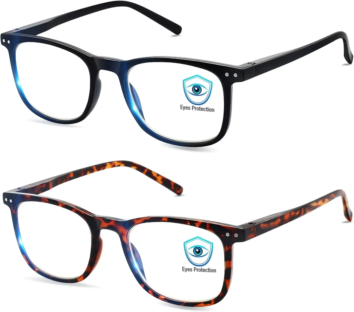 Blue Light Blocking Glasses for Men Women, Gaming Anti Glare UV400 Protection Reduce Eye Strain