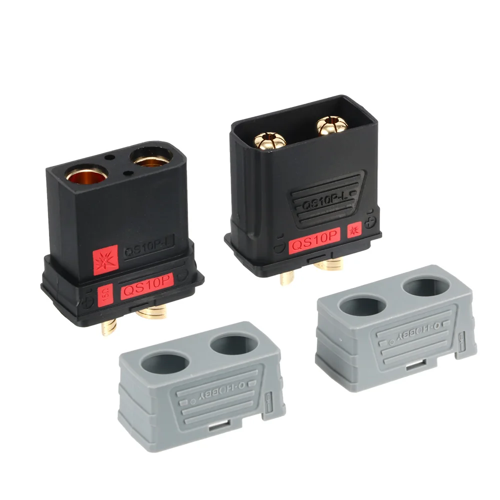 QS10P-L nickel plated anti sparking connector,plane,unmanned aerial vehicle energy storage lithium battery,high current 210Aplug