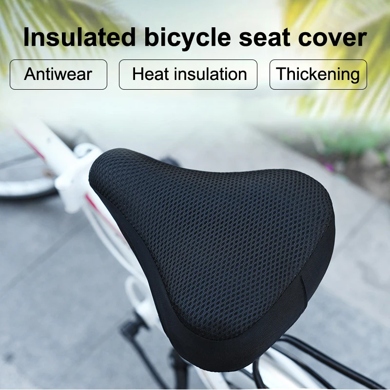 Sillín de bicicleta, funda suave para asiento de bicicleta, cojín para asiento de ciclismo, sillín transpirable