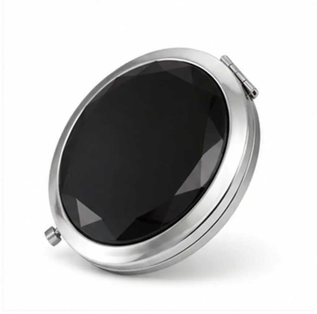5Pcs Makeup Mirrors Double-Sided Foldable Compact Portable Travel Metal Pocket Mirror Small Lightweight Mirror