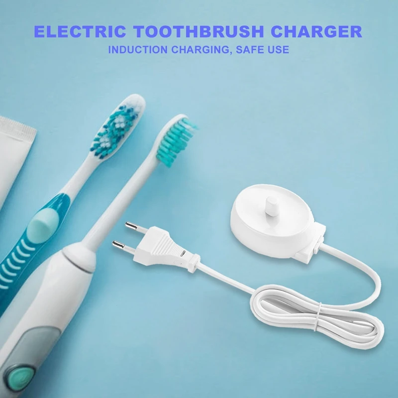 Repuesto para Braun Oral B Series 3709 D12 D16 D20/89 00D36 P2000, soporte para cepillo de dientes eléctrico, cargador, enchufe europeo