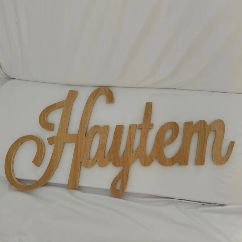 Custom Wooden Name Sign  signs for kids, hand made Personalized Nursery Deco